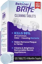 Retainer Brite cleaning tablets box